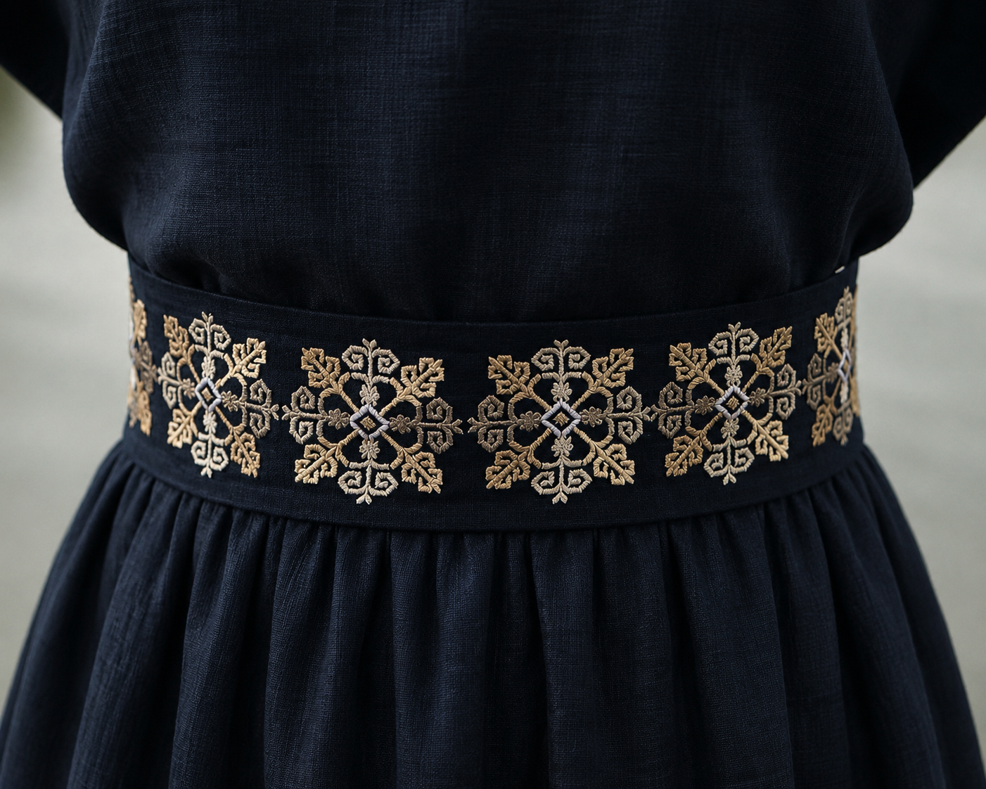 ART ILLUSION elegance belt - dark bule