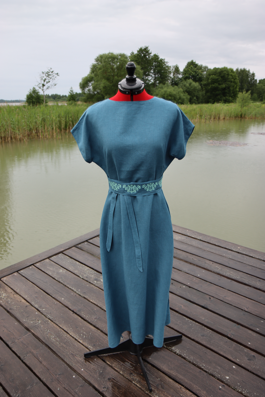 Linen Dress “Feel the Wind”