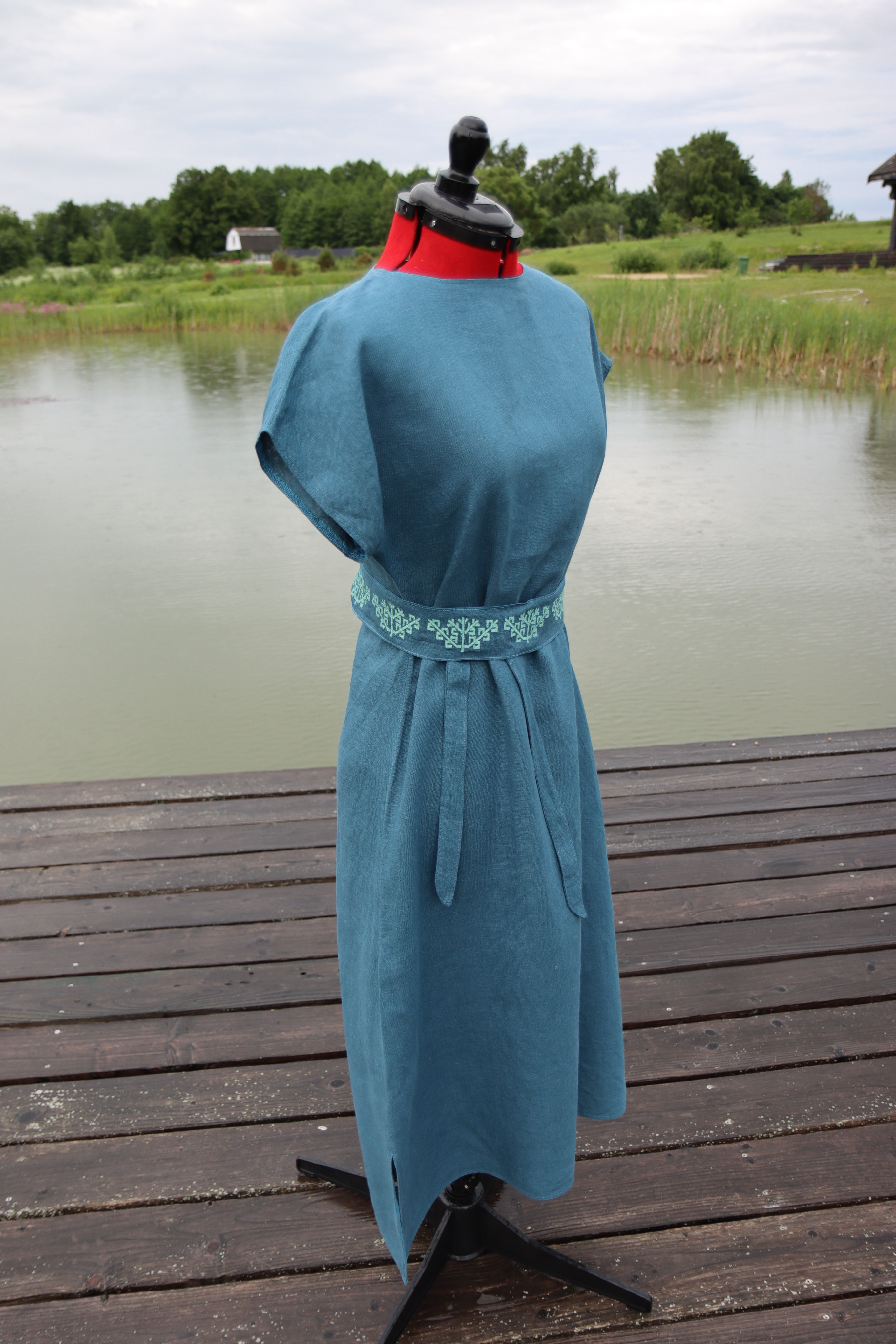 Linen Dress “Feel the Wind”