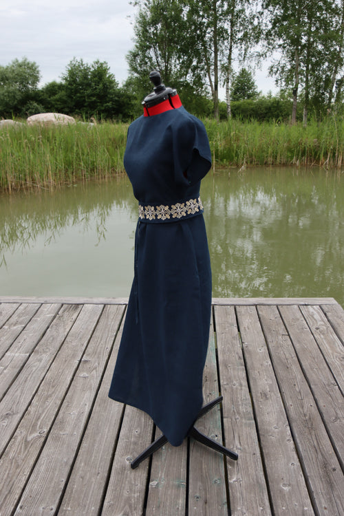 Linen Dress “Deep Flow”